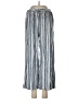 Per Se Stripes Blue Linen Pants Size M - photo 1