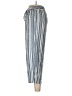 Per Se Stripes Blue Linen Pants Size M - photo 5