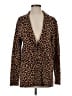 Ann Taylor Animal Print Brown Blazer Size S - photo 1