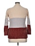 Design History Color Block Tan Cardigan Size XL - photo 2
