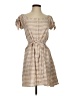 Assorted Brands Stripes Tan Casual Dress Size XS - photo 1