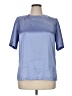 Anthony Richards 100% Polyester Blue Short Sleeve Blouse Size 16 - photo 1