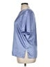 Anthony Richards 100% Polyester Blue Short Sleeve Blouse Size 16 - photo 5