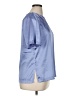 Anthony Richards 100% Polyester Blue Short Sleeve Blouse Size 16 - photo 4