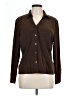 STUDIO EASE Brown Long Sleeve Blouse Size 12 - photo 1