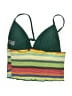OML Stripes Green Swimsuit Top Size S - photo 2