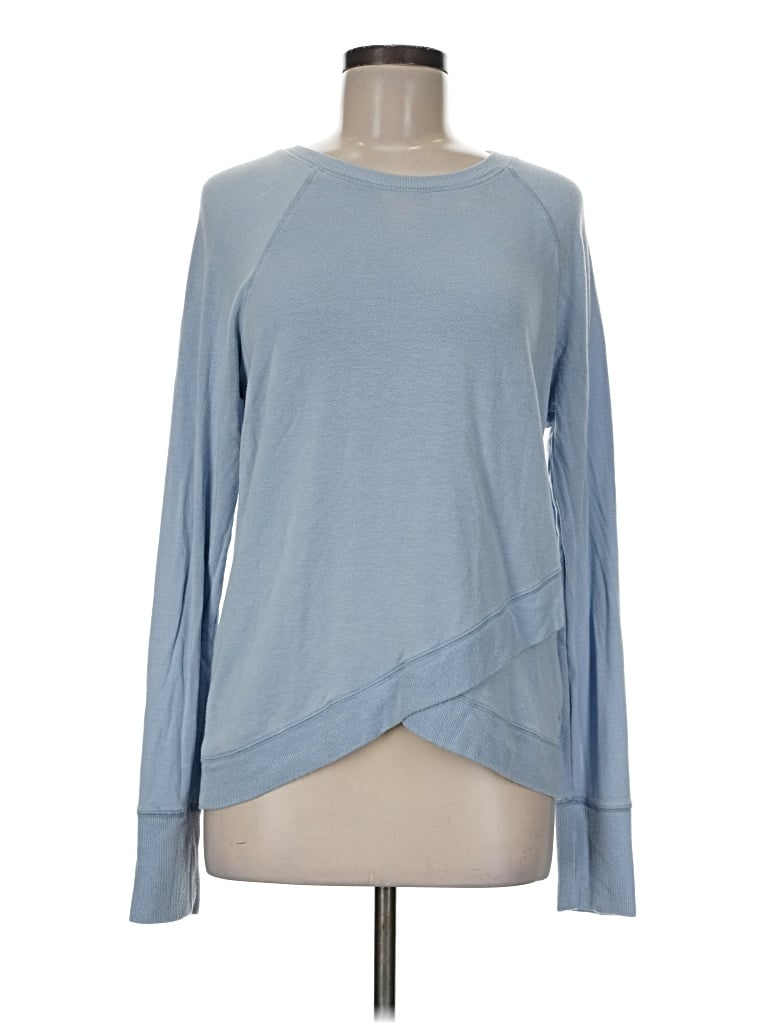 Pre-owned Athleta Sweatshirt In Blue