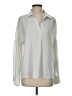 The Drop 100% Polyester Color Block Silver Long Sleeve Blouse Size XS - photo 1
