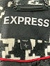 Express Houndstooth Black Coat Size L - photo 6