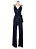 Kaileigh Polka Dots Blue Jumpsuit Size S - photo 1