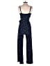 Kaileigh Polka Dots Blue Jumpsuit Size S - photo 2