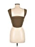 Shein Brown Short Sleeve Top Size 6 - photo 2