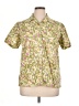 Unbranded Floral Green Short Sleeve Blouse Size 0X (estimated) - photo 1