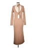 WAYF Tan Casual Dress Size M - photo 2