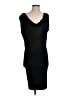 Express 100% Rayon Solid Black Cocktail Dress Size S - photo 1