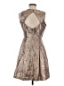 Jessica Simpson Metallic Brown Cocktail Dress Size 4 - photo 2