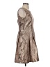 Jessica Simpson Metallic Brown Cocktail Dress Size 4 - photo 4