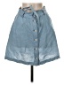 Madewell Blue Denim Button-Front Tie Mini Skirt Size 0 - photo 1
