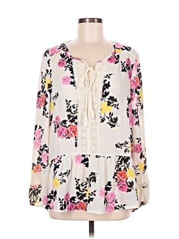 Black Rainn Long Sleeve Blouse (view 1)