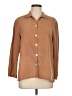 Anne Carson Brown 3/4 Sleeve Button-Down Shirt Size L - photo 1