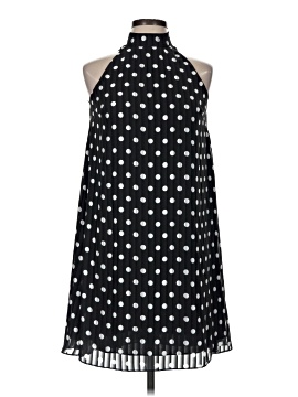 adrianna papell black and white polka dot dress Adrianna Papell