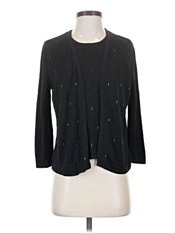 Norton McNaughton Silk Cardigan (view 1)