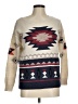 American Eagle Outfitters Print Ivory Pullover Sweater Size M - photo 1