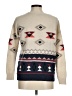 American Eagle Outfitters Print Ivory Pullover Sweater Size M - photo 2