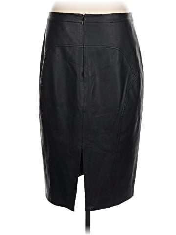 BCBGMAXAZRIA Faux Leather Skirt (view 2)