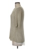 Chico's Silver 3/4 Sleeve Top Size Med (1) - photo 5