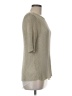 Chico's Silver 3/4 Sleeve Top Size Med (1) - photo 4