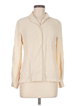Ann Taylor Long Sleeve Silk Top