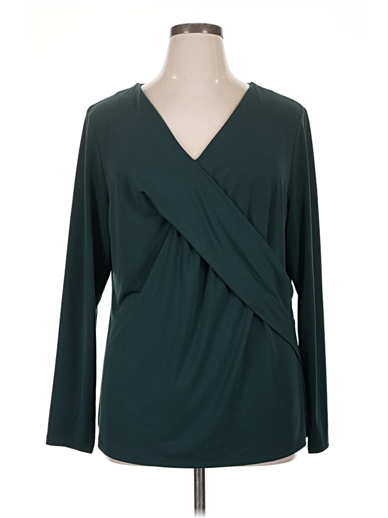 Pre-owned Jason Wu Long Sleeve T-shirt In Teal