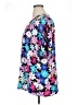 Haptics 100% Polyester Floral Blue Short Sleeve T-Shirt Size 1X - photo 5