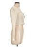 Pull&Bear Ivory Long Sleeve Top Size L - photo 4