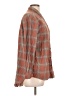 Love Notes 100% Cotton Plaid Orange Long Sleeve Button-Down Shirt Size L - photo 4