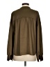 Vince. 100% Silk Brown Long Sleeve Silk Top Size S - photo 2
