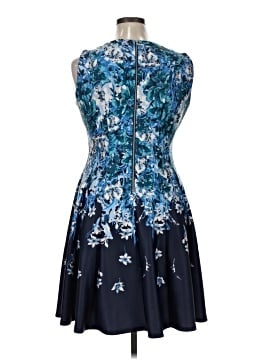 danny & nicole sleeveless floral fit & flare dress Donna Karan Women's Sleeveless Linen Blend Midi Dress - Blue