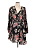 IRO 100% Viscose Floral Black Cocktail Dress Size 22W - photo 1