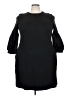 Simlu Solid Black Casual Dress Size 3X - photo 1