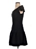 Rebecca Taylor Solid Blue Black Cocktail Dress Size 2 - photo 5
