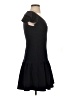Rebecca Taylor Solid Blue Black Cocktail Dress Size 2 - photo 4