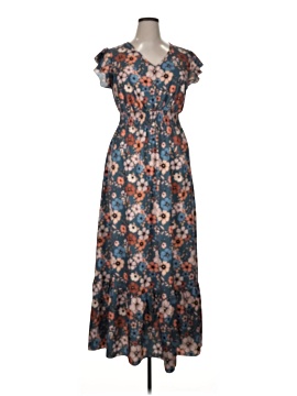 sachin and babi light blue dress Casual Long Sleeve White Maxi Dresses