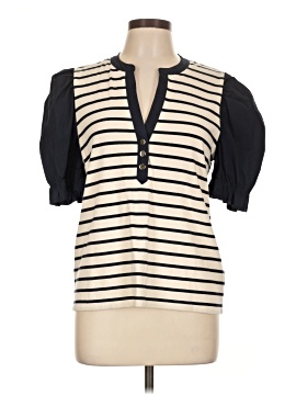 Veronica Beard Jeans Short Sleeve Top