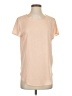 Ann Taylor 100% Polyester Tan Short Sleeve Top Size S - photo 1