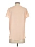 Ann Taylor 100% Polyester Tan Short Sleeve Top Size S - photo 2