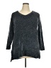Orvis 100% Polyester Metallic Gray Pullover Sweater Size XXL - photo 1