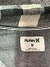 Hurley Checkered-gingham Gray Long Sleeve Button-Down Shirt Size M - photo 7