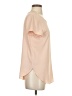 Ann Taylor 100% Polyester Tan Short Sleeve Top Size S - photo 4