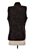 J.Jill 100% Polyester Paisley Black Vest Size S - photo 2